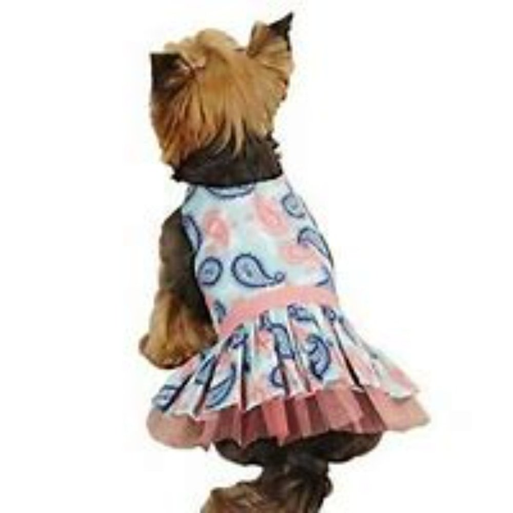 Zack & Zoey Fresh Water Paisley Dog Dress